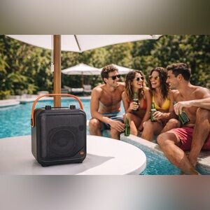 Monster Portable Bluetooth Wireless Bluetooth Speaker with 40W Loud Stereo Sound